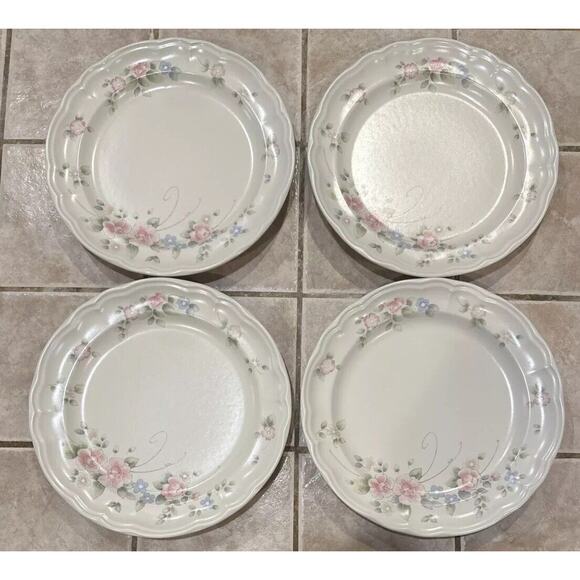 Pfaltzgraff Perennials 20 Pc Dinnerware Set The Tea Rose Collection Original Box - Picture 4 of 16